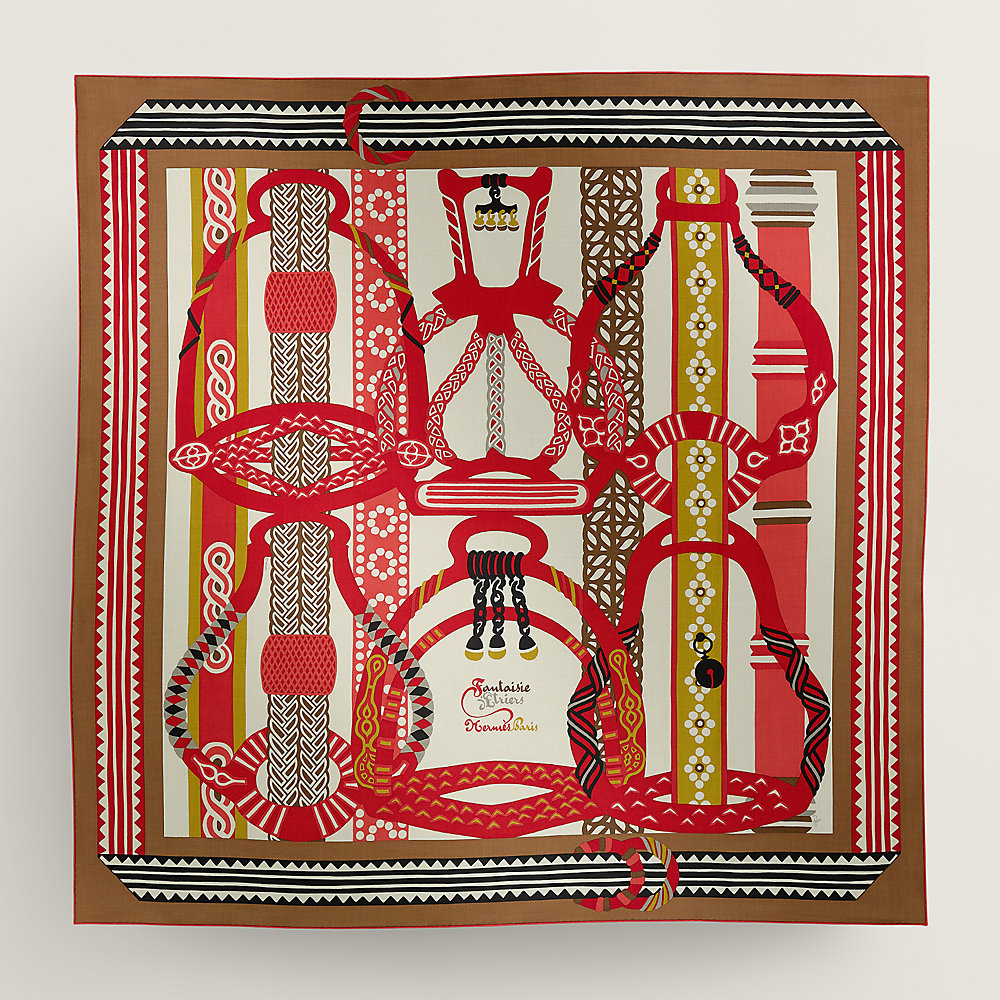 Fantaisie d'Etriers shawl 140 | Hermès Mainland China Fantaisie d'Etriers shawl 140 | Hermès Mainland China